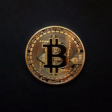 Load image into Gallery viewer, Gold Plated Physical Bitcoins Bit Coin BTC With Case Gift Physical Metal Antique Imitation BTC Coin Art Collection