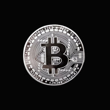 Load image into Gallery viewer, Gold Plated Physical Bitcoins Bit Coin BTC With Case Gift Physical Metal Antique Imitation BTC Coin Art Collection