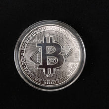 Load image into Gallery viewer, Gold Plated Physical Bitcoins Bit Coin BTC With Case Gift Physical Metal Antique Imitation BTC Coin Art Collection