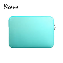 Load image into Gallery viewer, Upgrade 11 13 14 15.6 inch Laptop Sleeve case For Macbook Air Pro Ultra-book Notebook computer Soft Plush lining Zipper Bag