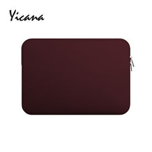 Load image into Gallery viewer, Upgrade 11 13 14 15.6 inch Laptop Sleeve case For Macbook Air Pro Ultra-book Notebook computer Soft Plush lining Zipper Bag
